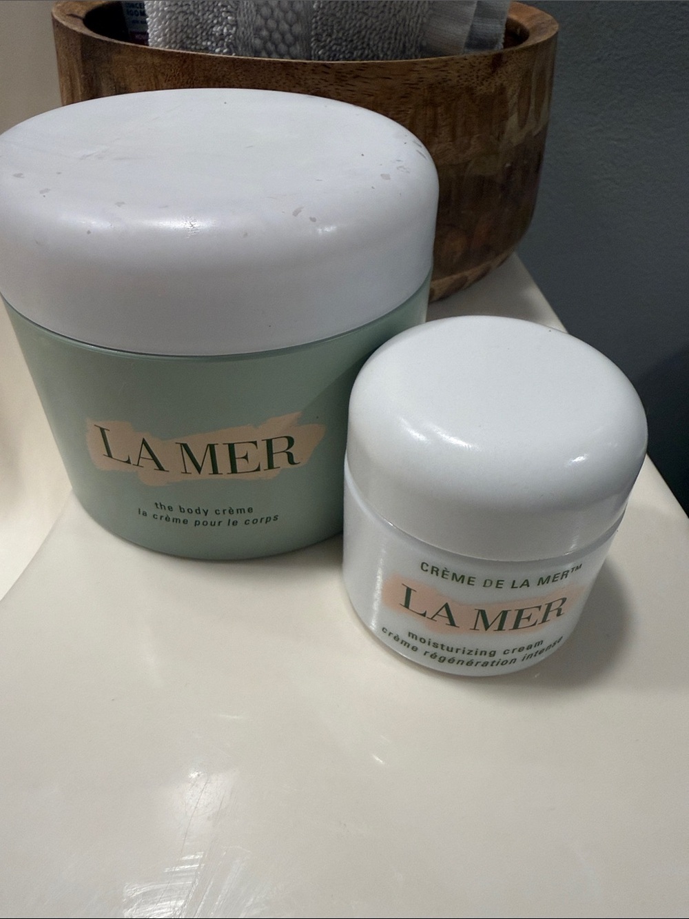 La Mer empty moisturizing cream & Empty The body Cream